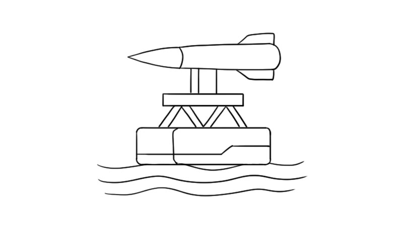 航空母舰简笔画如何画 航空母舰简笔画怎样画