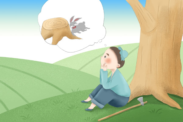 兔走触株,折颈而死的意思 兔走触株折颈而死译文