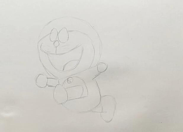 叮当猫简笔画