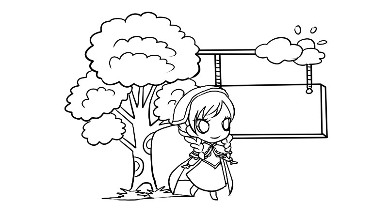 森林狂欢节简笔画画法  森林狂欢节简笔画步骤