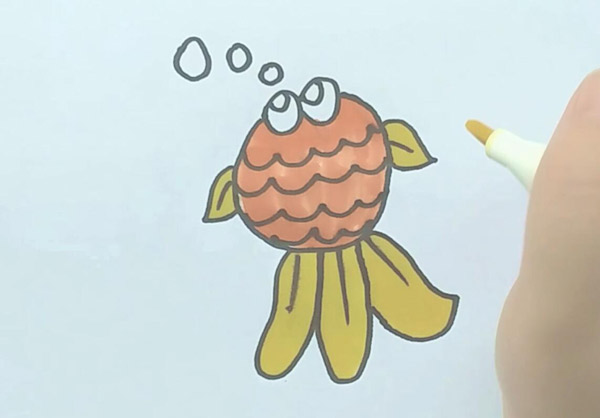 金鱼简笔画