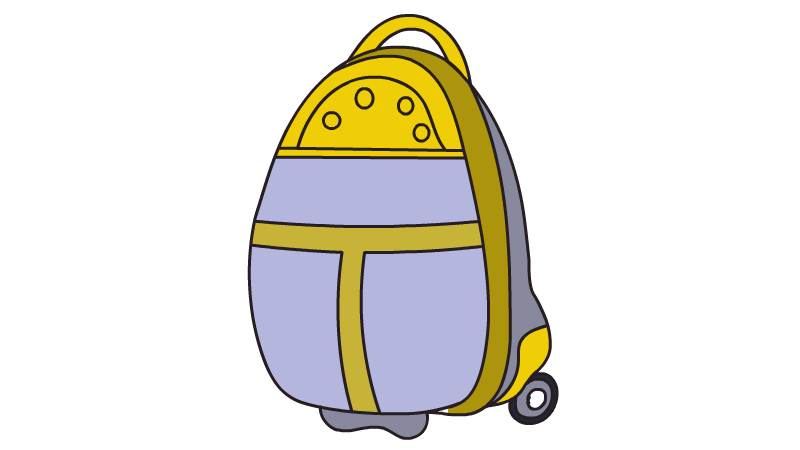 手提箱简笔画怎么画  手提箱简笔画教程