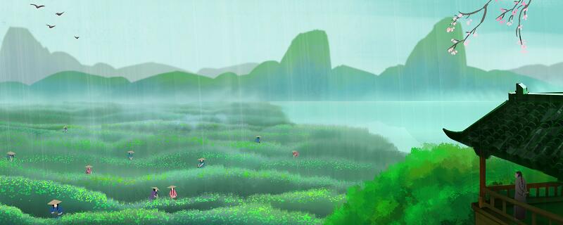 写谷雨的诗句 描写谷雨的诗句有哪些