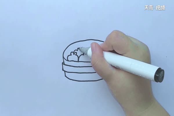 小笼包简笔画 小笼包怎么画