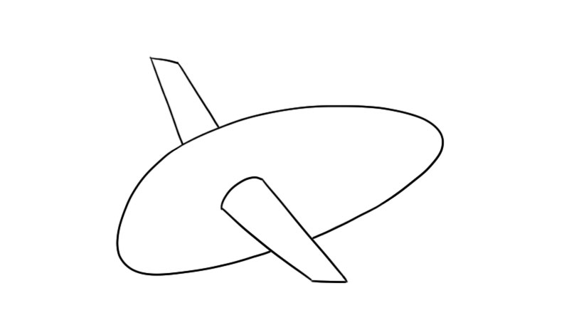 儿童节玩具飞机简笔画画法  儿童节玩具飞机简笔画步骤