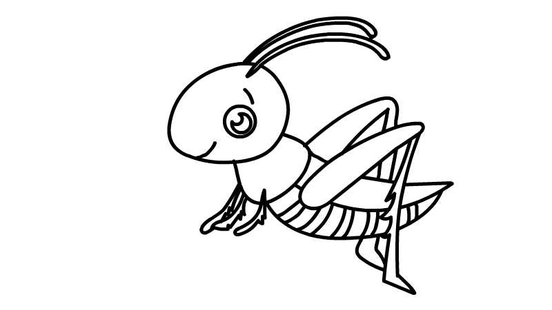 蚱蜢简笔画 蚱蜢简笔画怎么画