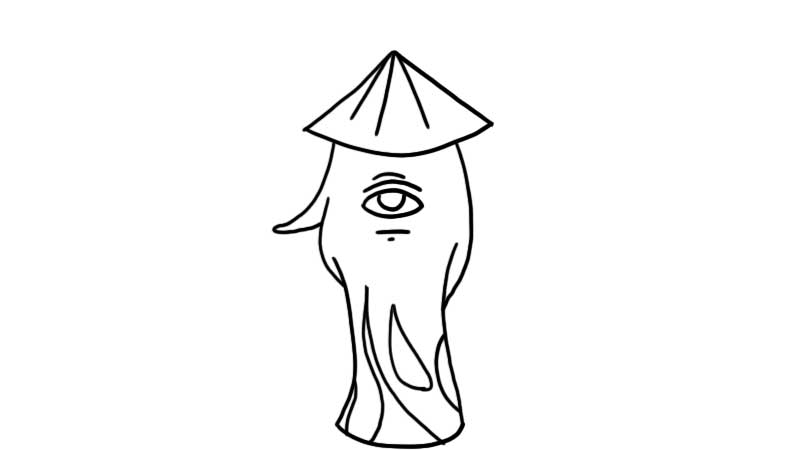 大鱼海棠简笔画