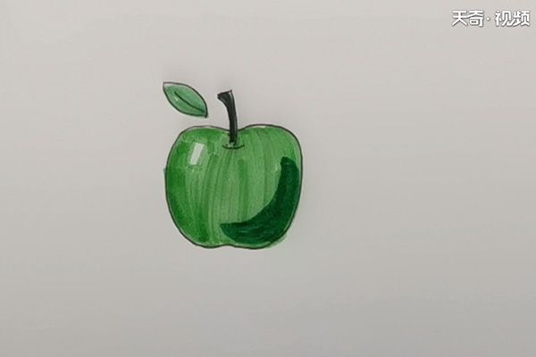 苹果简笔画