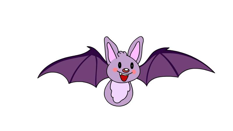 蝙蝠简单画 蝙蝠简单画法