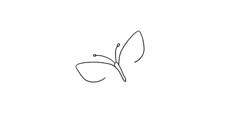 蝴蝶简笔画