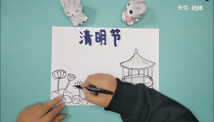 清明节写的内容手抄报 清明节写的内容画报