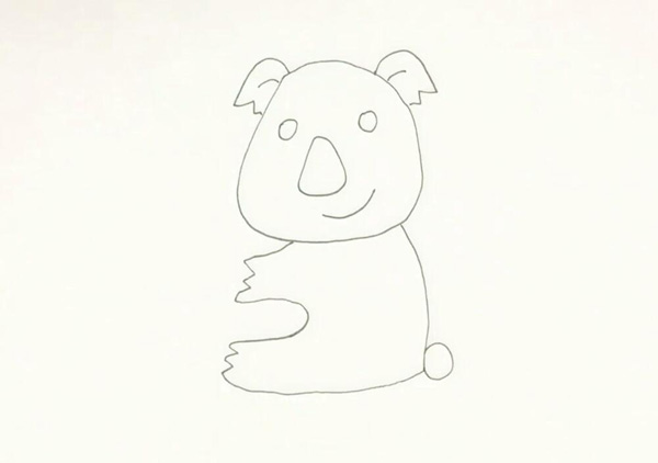 树袋熊简笔画