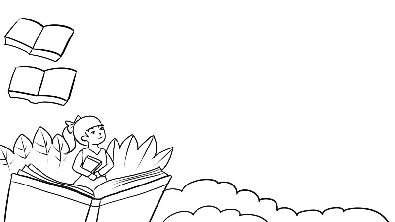 书香园地手抄报图片 书香园地手抄报怎么画