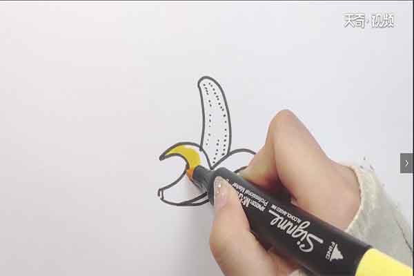 香蕉简笔画