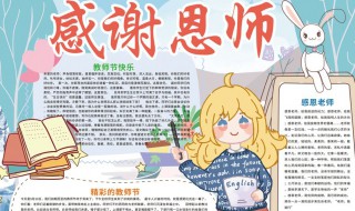 2020教师节手抄报内容 二分钟手抄报,2019年教师节手抄报视频教程(第三款