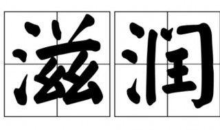 滋润是什么意思呢（滋润是什么意思呢）