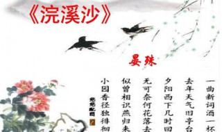 浣溪沙翻译（浣溪沙翻译意思）