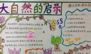 大自然手抄报简单内容（大自然手抄报简单内容 漂亮）