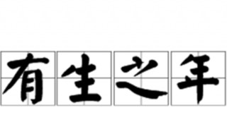 有生之年什么意思（有生之年什么意思?）