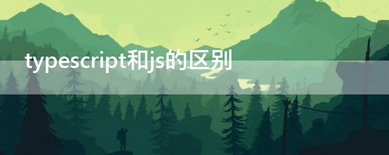 typescript和js的区别 typescript和java区别