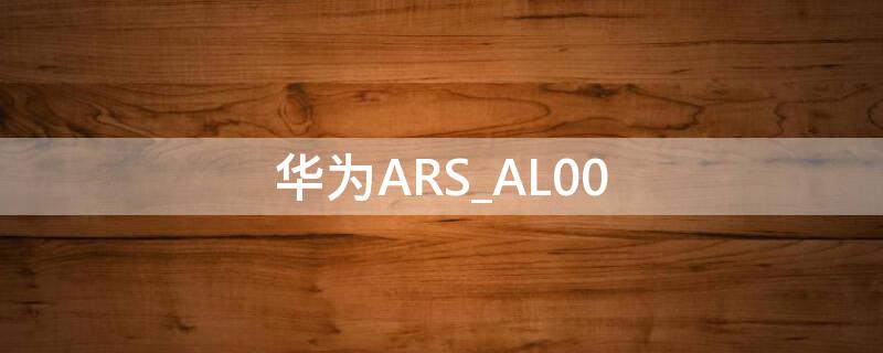 华为ARS_AL00（华为arsal00拆机视频）