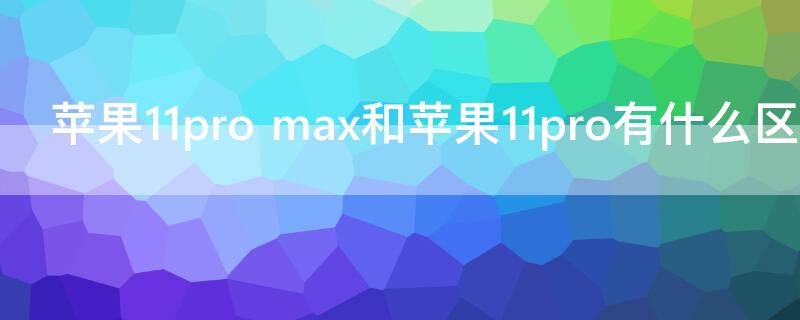 iPhone11pro（iphone11pro参数配置）