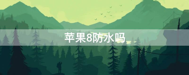 iPhone8防水吗（苹果8防水性能怎么样）