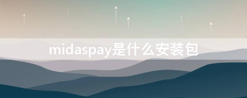 midaspay是什么安装包 midaspay是什么安装包删除有影响吗