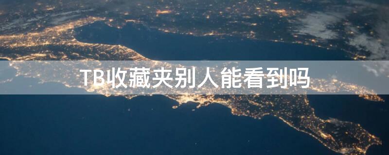 TB收藏夹别人能看到吗（淘宝收藏夹别人看得到吗）